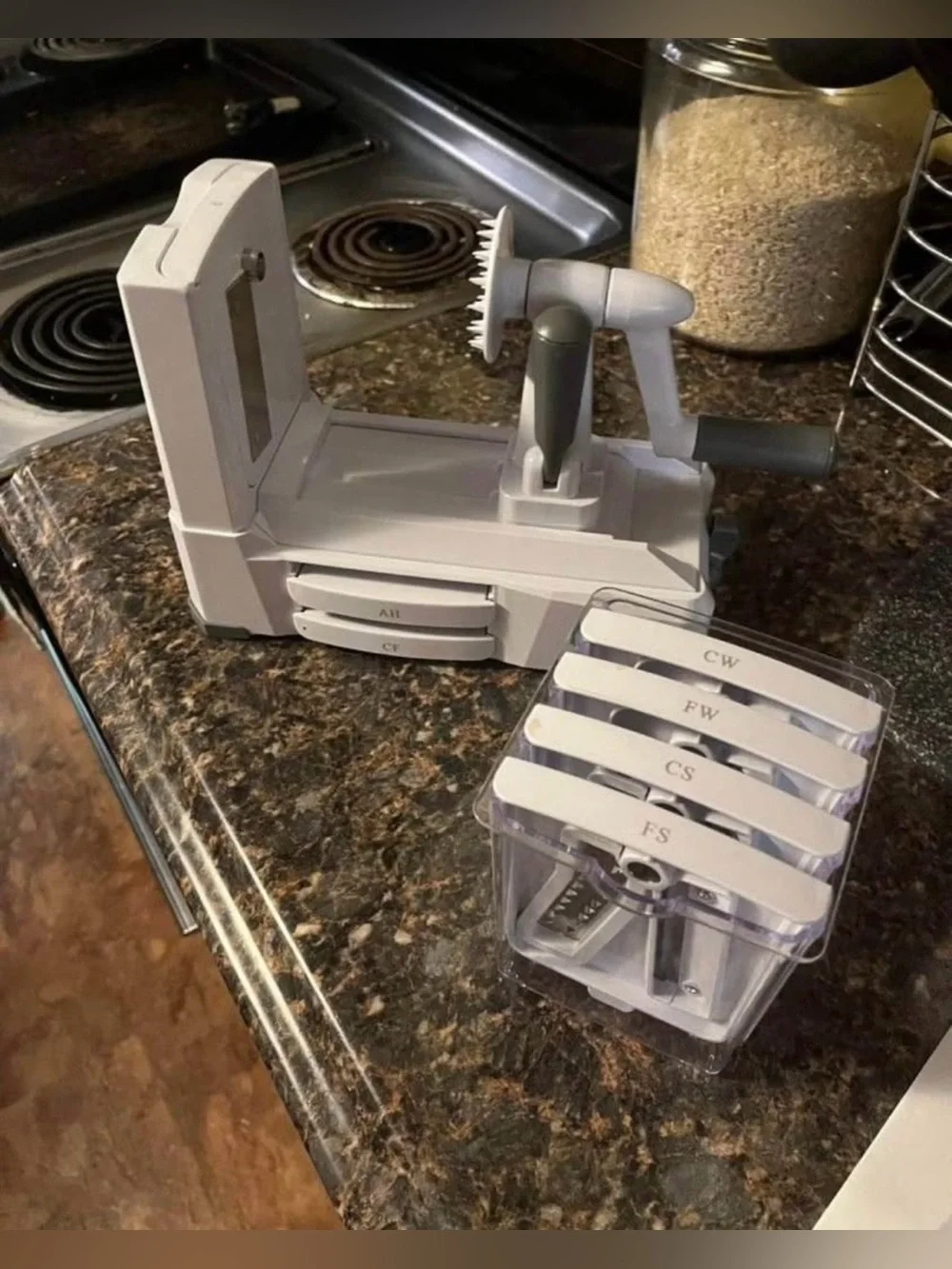 Spiralizer Ultimate 7-Blade Vegetable Spiralizer – Complete Set – Stainless Stee
